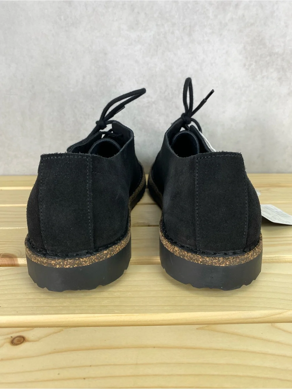 Birkenstock Uppsala Low Suede Leather Black Casual Comfot Oxfords Shoes 45 EUR